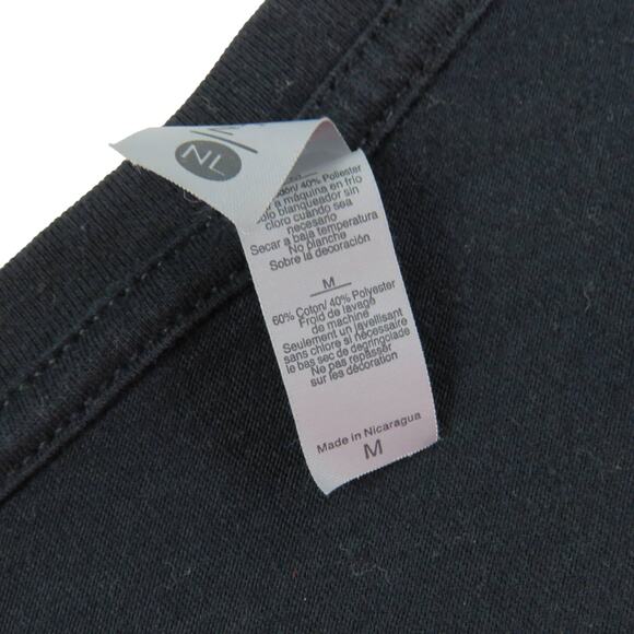 CatLadyBox Cat Lover Cat In Window Black Unisex Crewneck Graphic Tee Medium - Picture 3 of 6